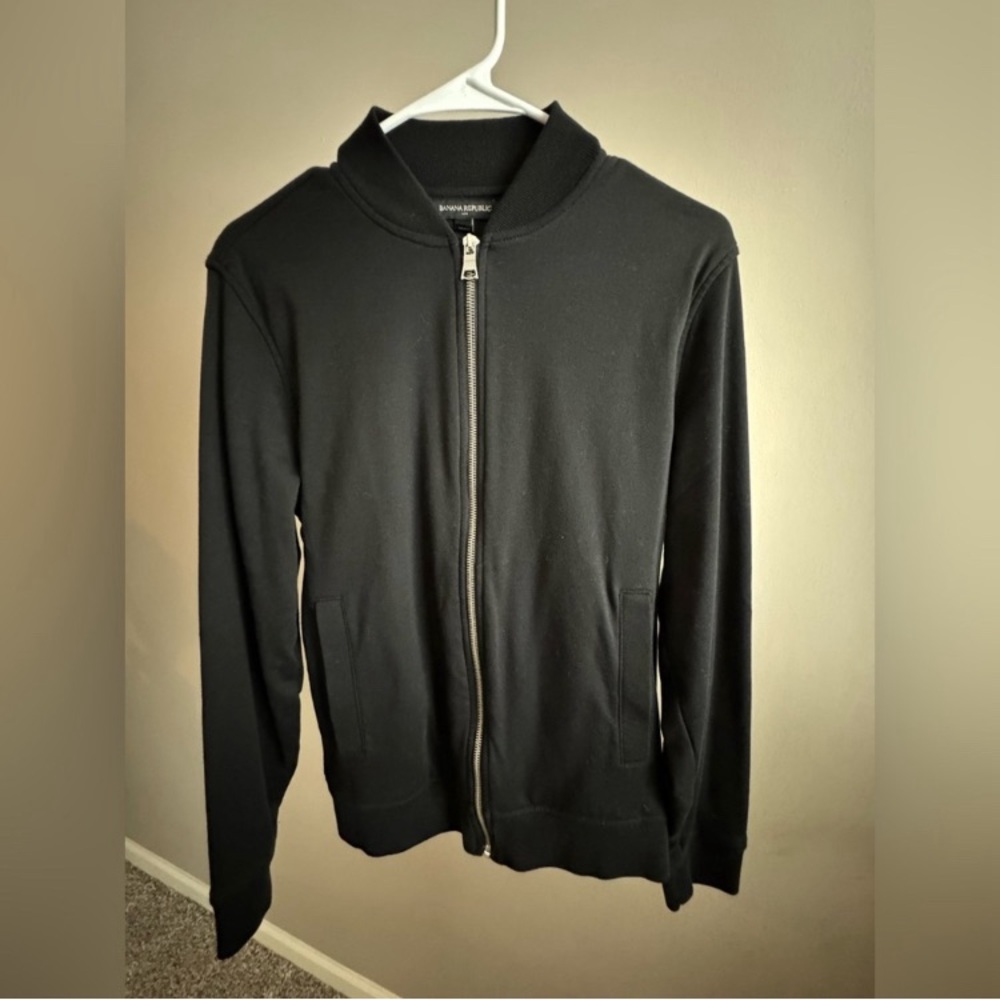 Banana Republic Men's Luxe Touch Bomber - Picture 3 of 5